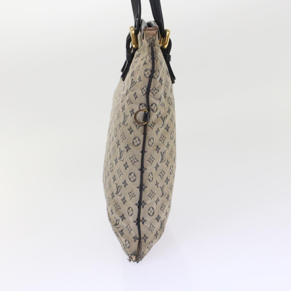 LOUIS VUITTON Monogram Mini Franoise Tote Bag 2way Blue M92208 LV  48808
