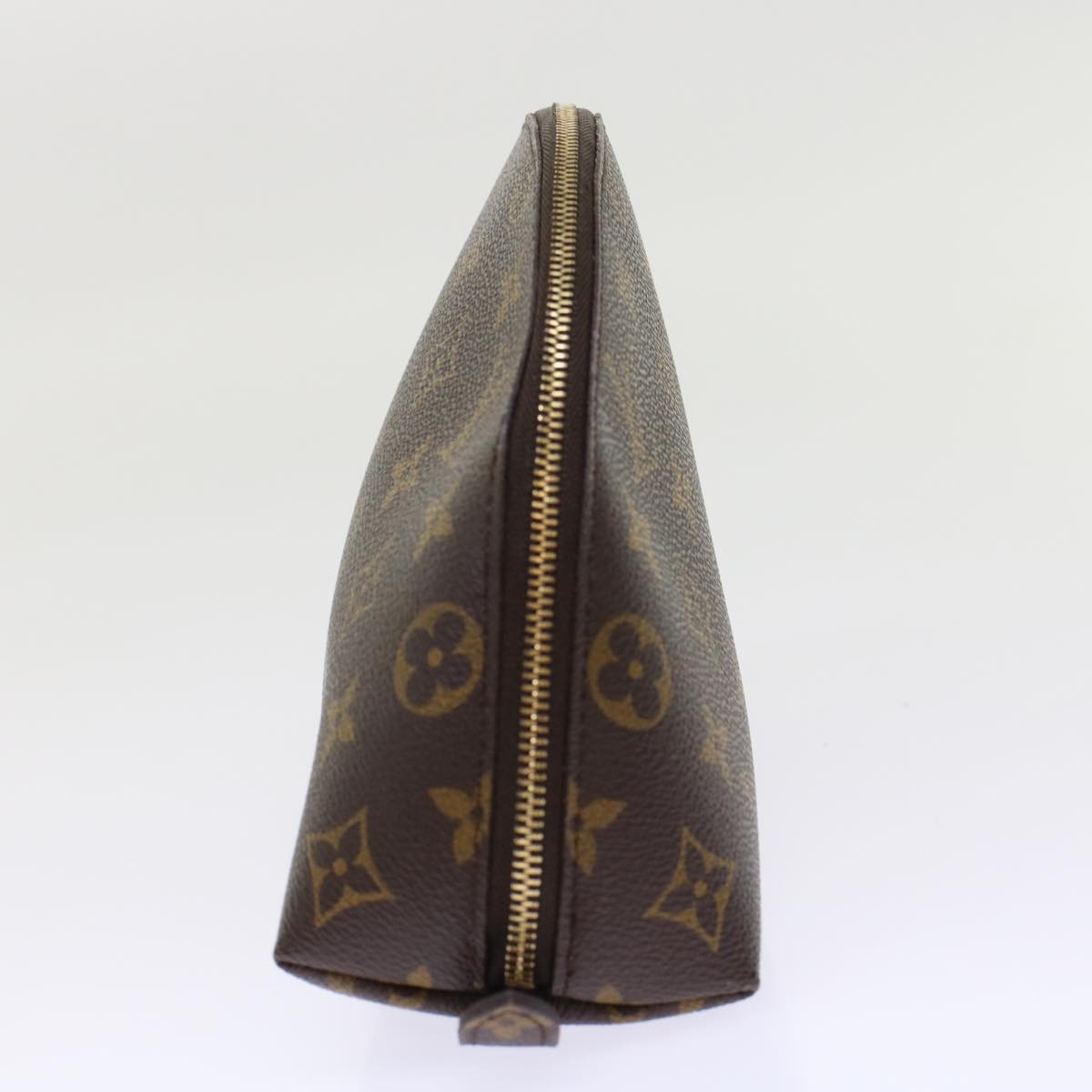 LOUIS VUITTON Monogram Trousse Demi Ronde Cosmetic Pouch M47520 LV  48819