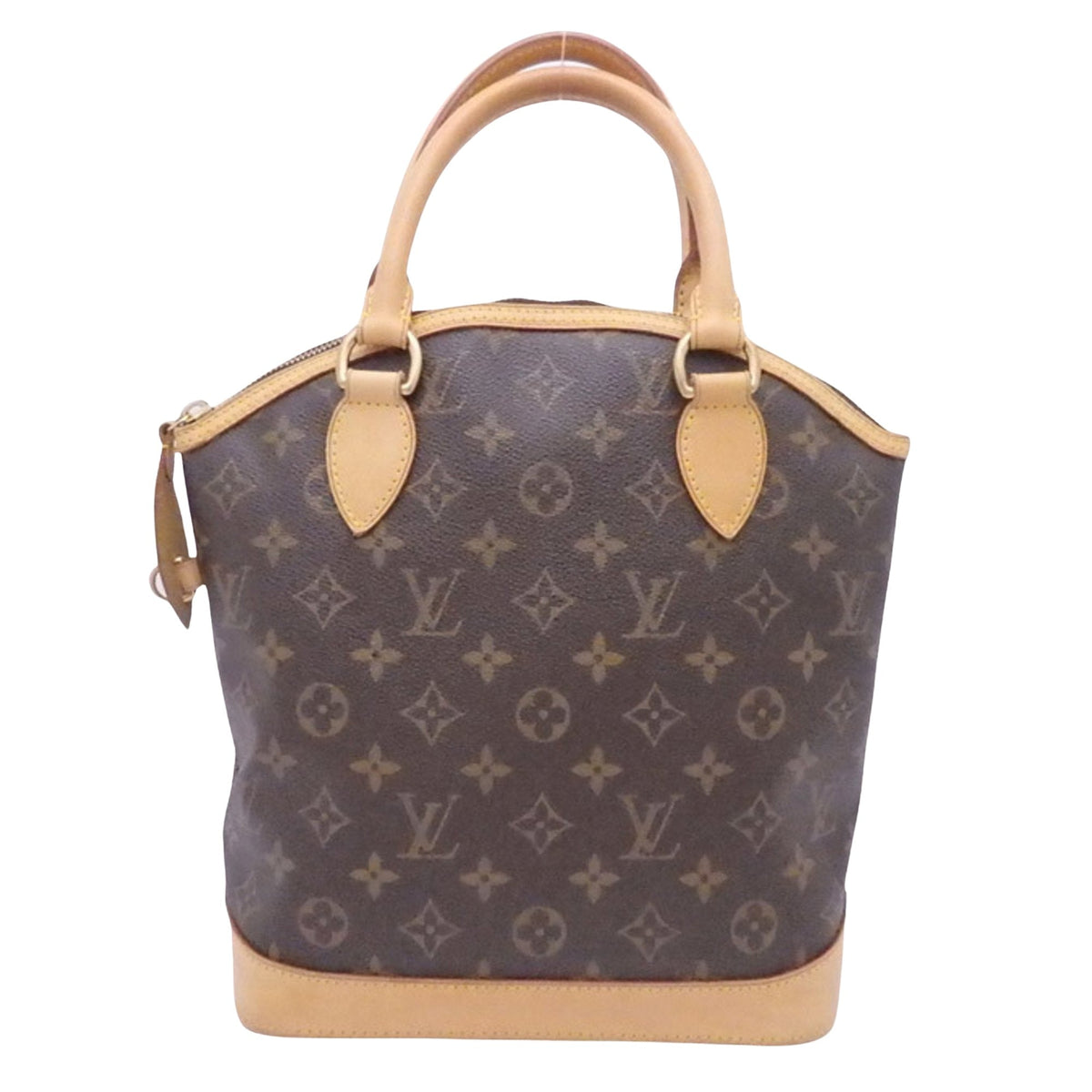 Louis Vuitton Brown Canvas Lockit handbag bag