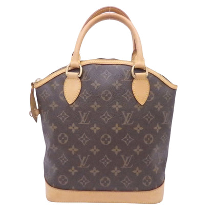 Louis Vuitton Brown Canvas Lockit handbag bag