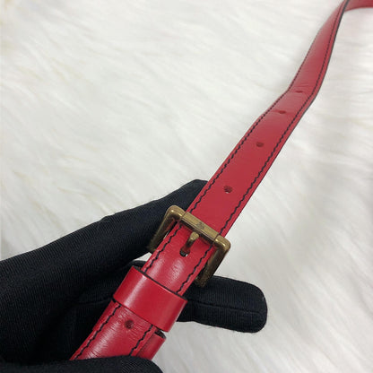 Louis-Vuitton Epi Rare Red Jeune Fille MM