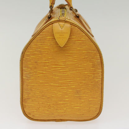 LOUIS VUITTON Epi Speedy 25 Hand Bag Tassili Yellow M43019 LV  48961
