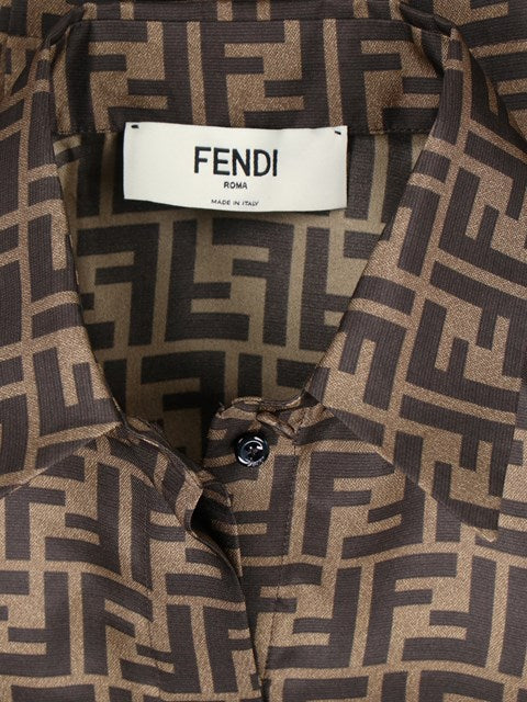 Fendi Women Ff' Crop Shirt