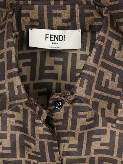 Fendi Women Ff' Crop Shirt