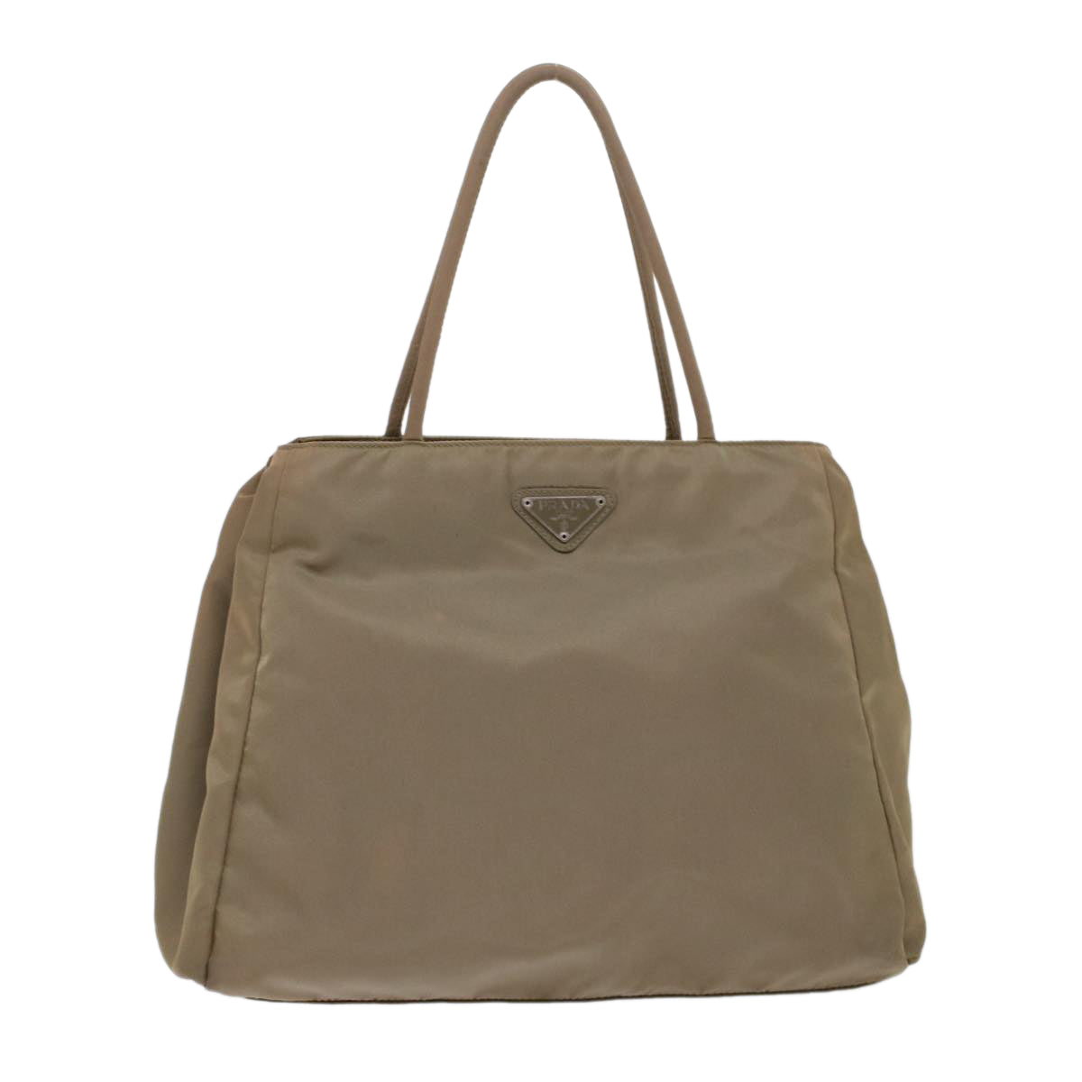 Prada Tote Bag Nylon Khaki  49025