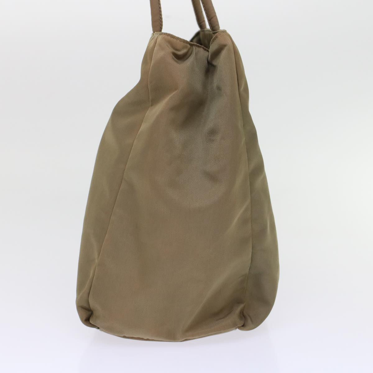 Prada Tote Bag Nylon Khaki  49025