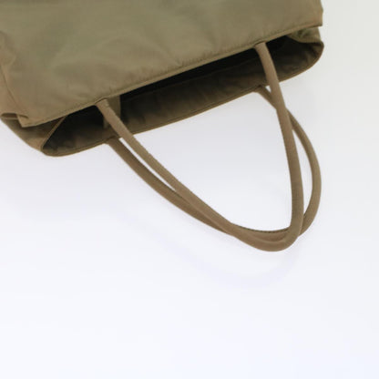 Prada Tote Bag Nylon Khaki  49025