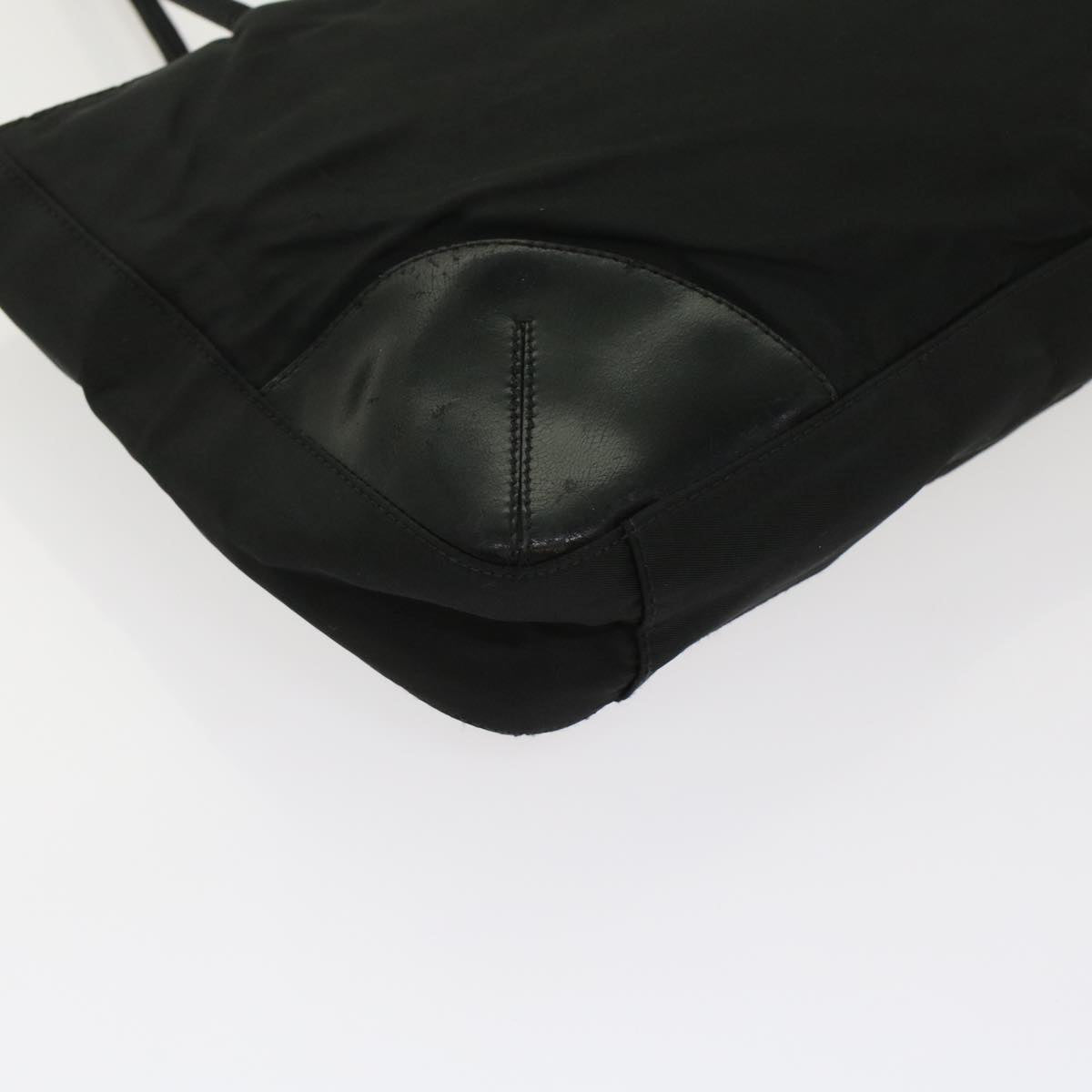 Prada Hand Bag Nylon Black  49026