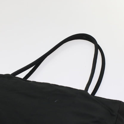 Prada Hand Bag Nylon Black  49026