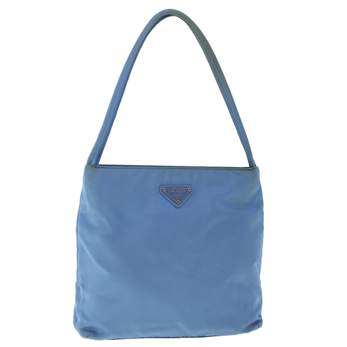 Prada Hand Bag Nylon Light Blue  49028