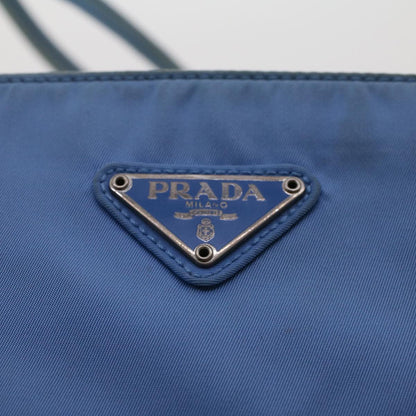 Prada Hand Bag Nylon Light Blue  49028