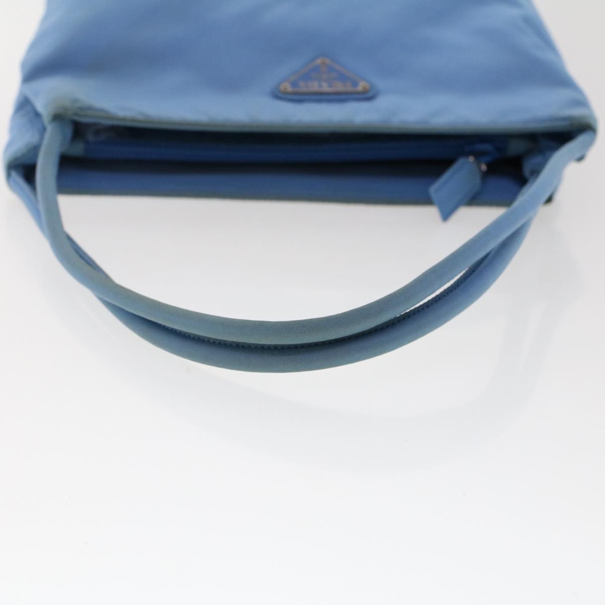 Prada Hand Bag Nylon Light Blue  49028