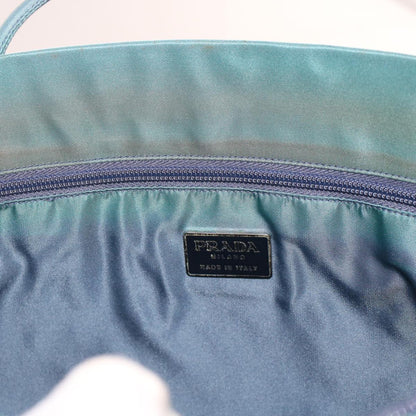 Prada Tote Bag Nylon Light Blue  49034