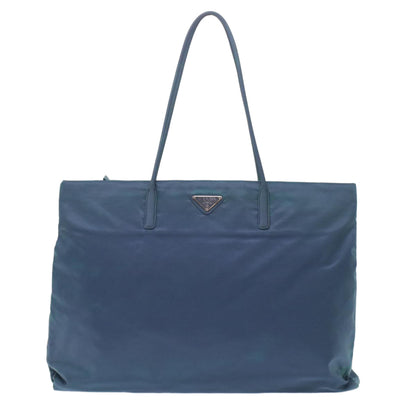 Prada Tote Bag Nylon Light Blue  49034