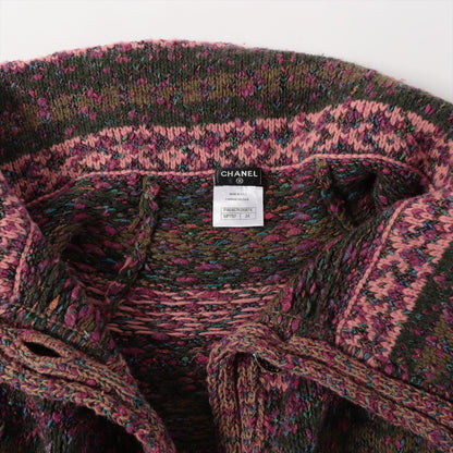 Chanel Grippor Cotton x Wool Cardigan 34  Multicolor P46457K05874