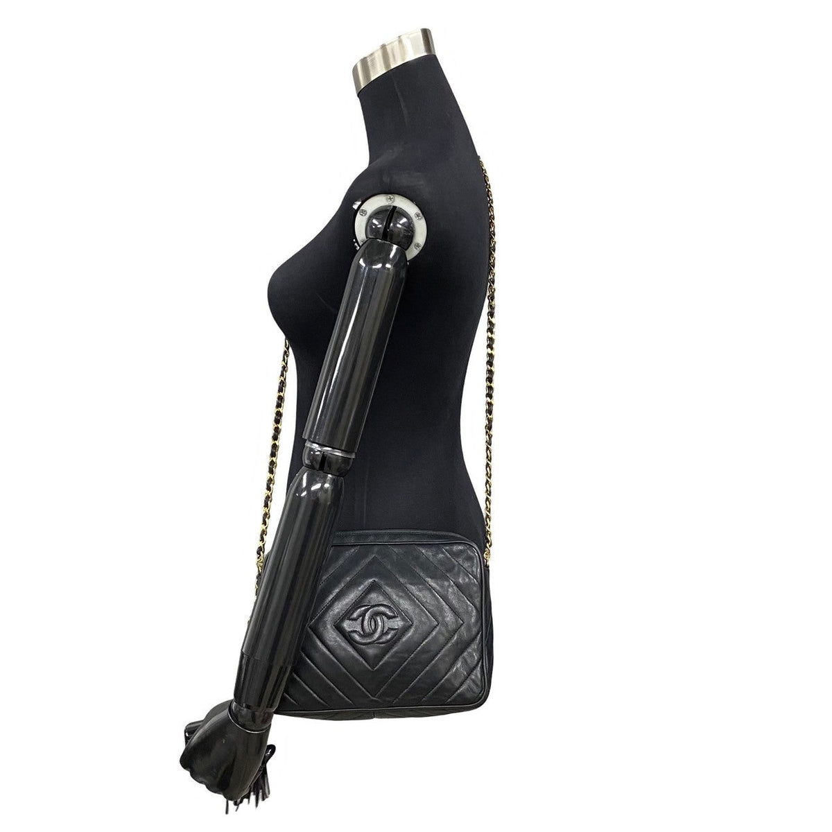 Chanel CC Tassel Camera Bag  Leather Crossbody Bag in Good condition