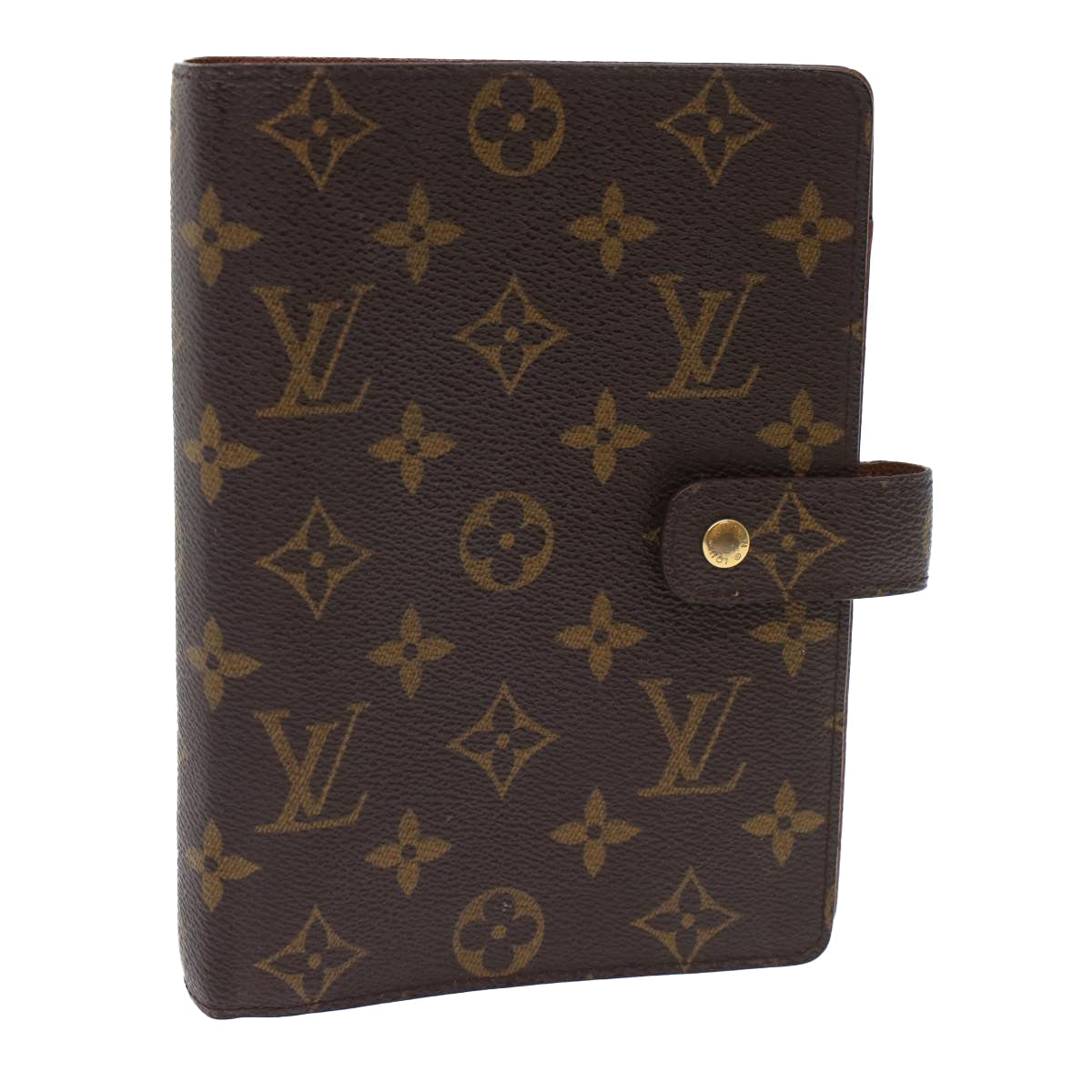 LOUIS VUITTON Monogram Agenda MM Day Planner Cover R20105 LV  49122