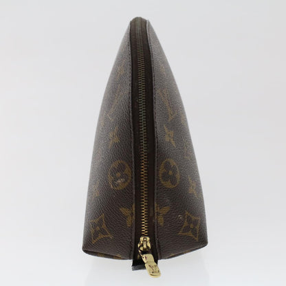 LOUIS VUITTON Monogram Trousse Demi Ronde Cosmetic Pouch M47520 LV  49187