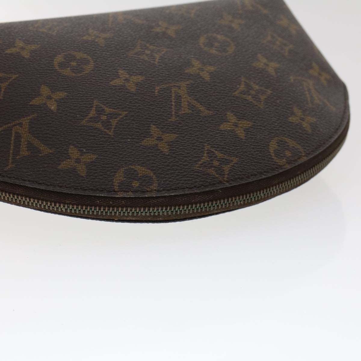 LOUIS VUITTON Monogram Trousse Demi Ronde Cosmetic Pouch M47520 LV  49187