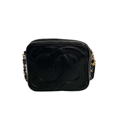 Chanel CC Tassel Mini Camera Bag  Leather Crossbody Bag in Good condition