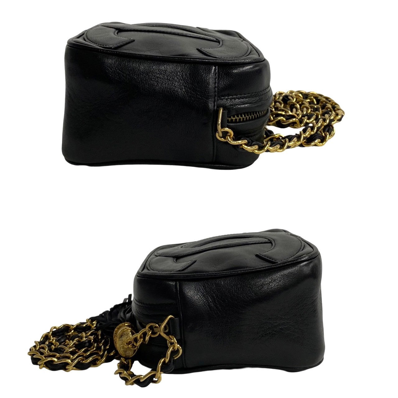 Chanel CC Tassel Mini Camera Bag  Leather Crossbody Bag in Good condition