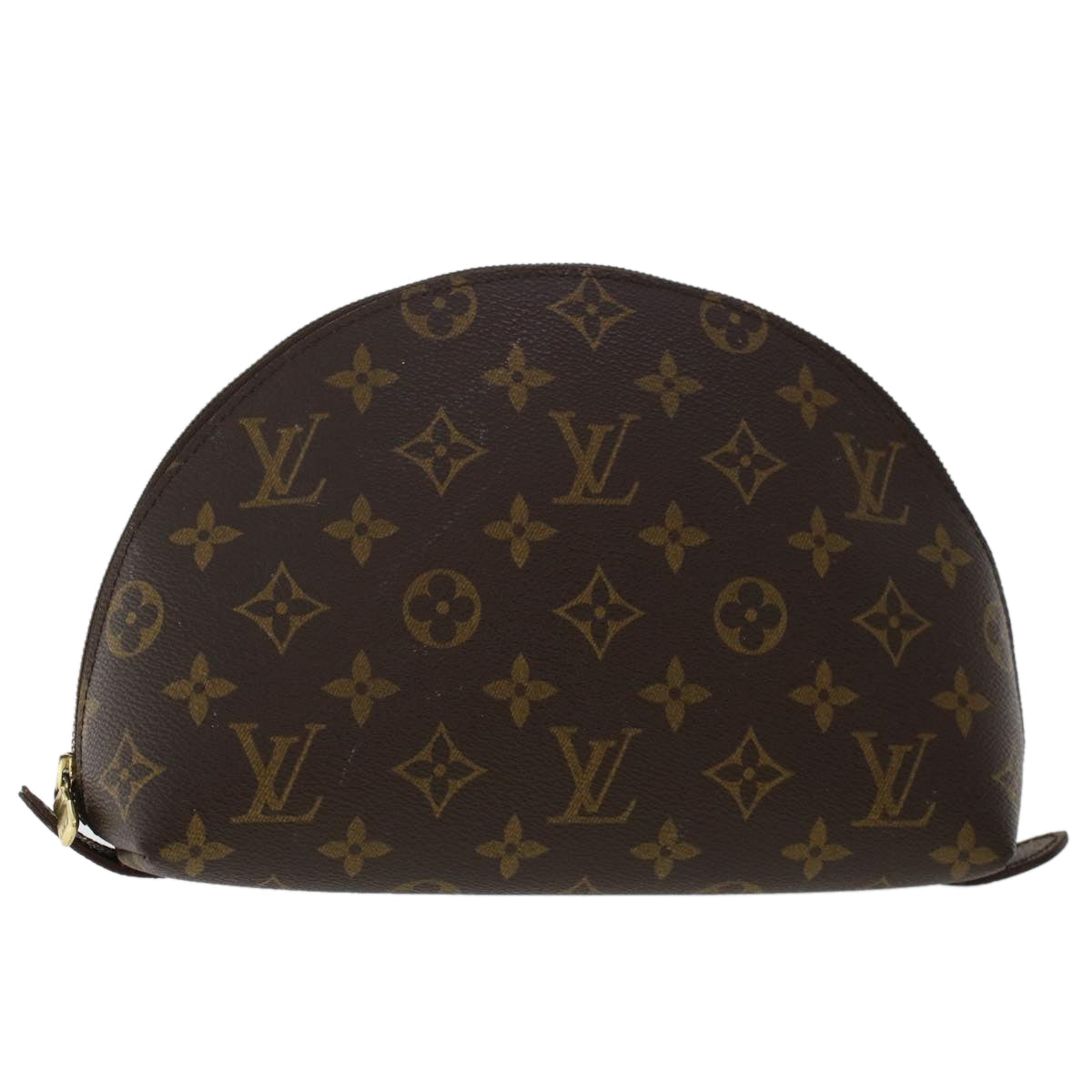 LOUIS VUITTON Monogram Trousse Demi Ronde Cosmetic Pouch M47520 LV  49212