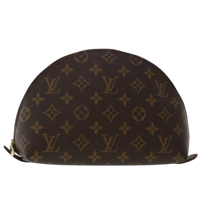 LOUIS VUITTON Monogram Trousse Demi Ronde Cosmetic Pouch M47520 LV  49212