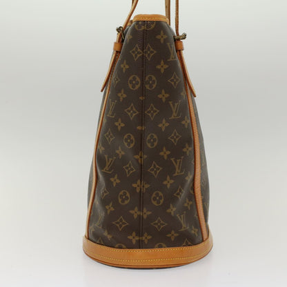 LOUIS VUITTON Monogram Bucket GM Shoulder Bag M42236 LV Auth 49236