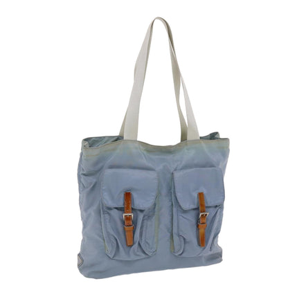 Prada Tote Bag Nylon Light Blue  49298