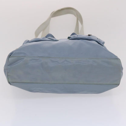 Prada Tote Bag Nylon Light Blue  49298