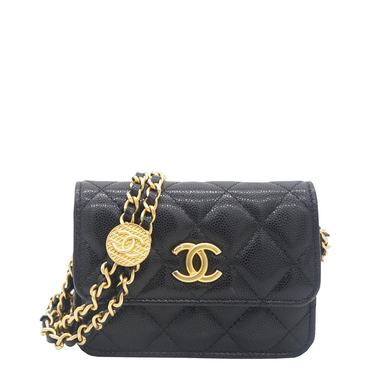 Mini Caviar Card Case on Chain