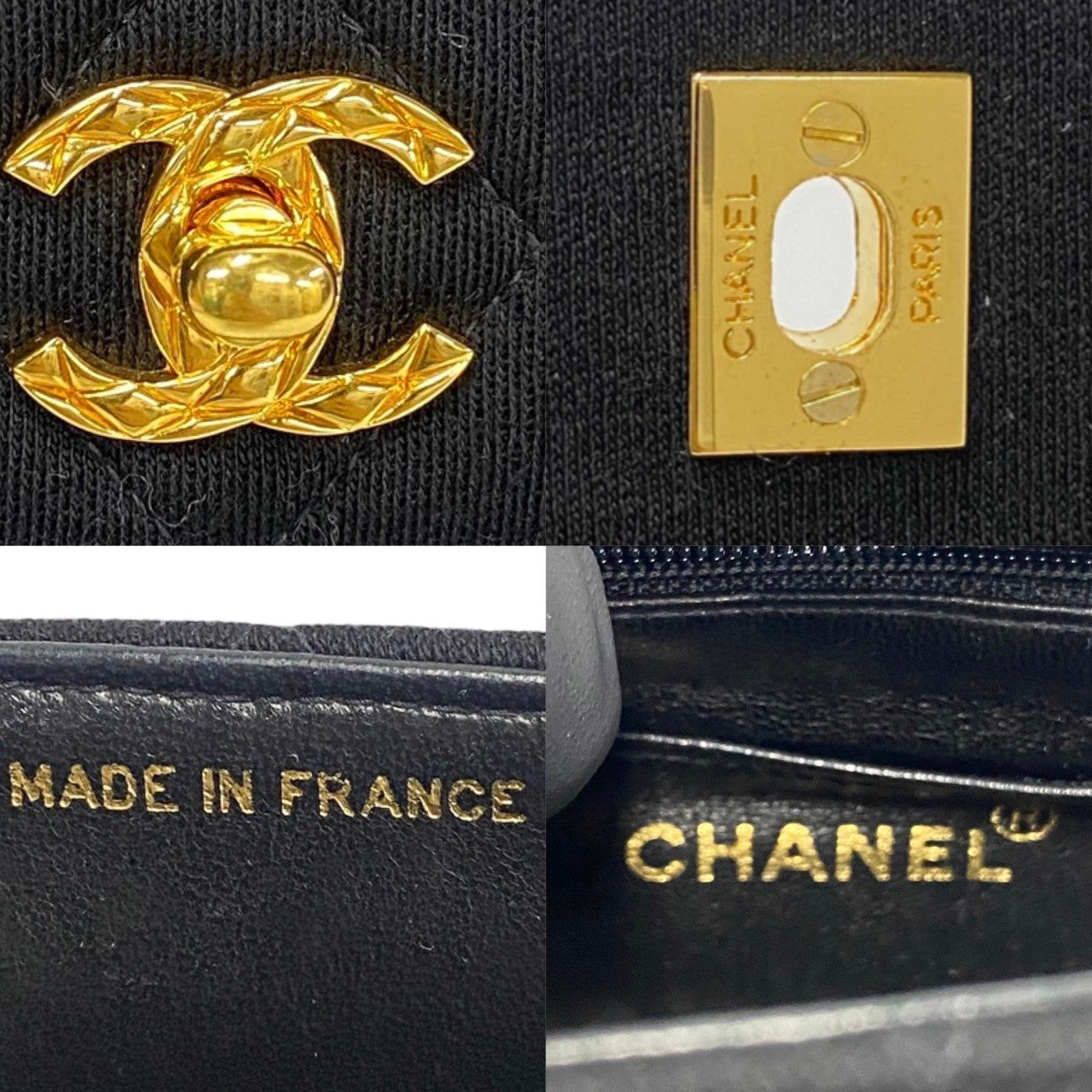 Chanel CC Satin Matelasse Handbag  Canvas Handbag in Excellent condition