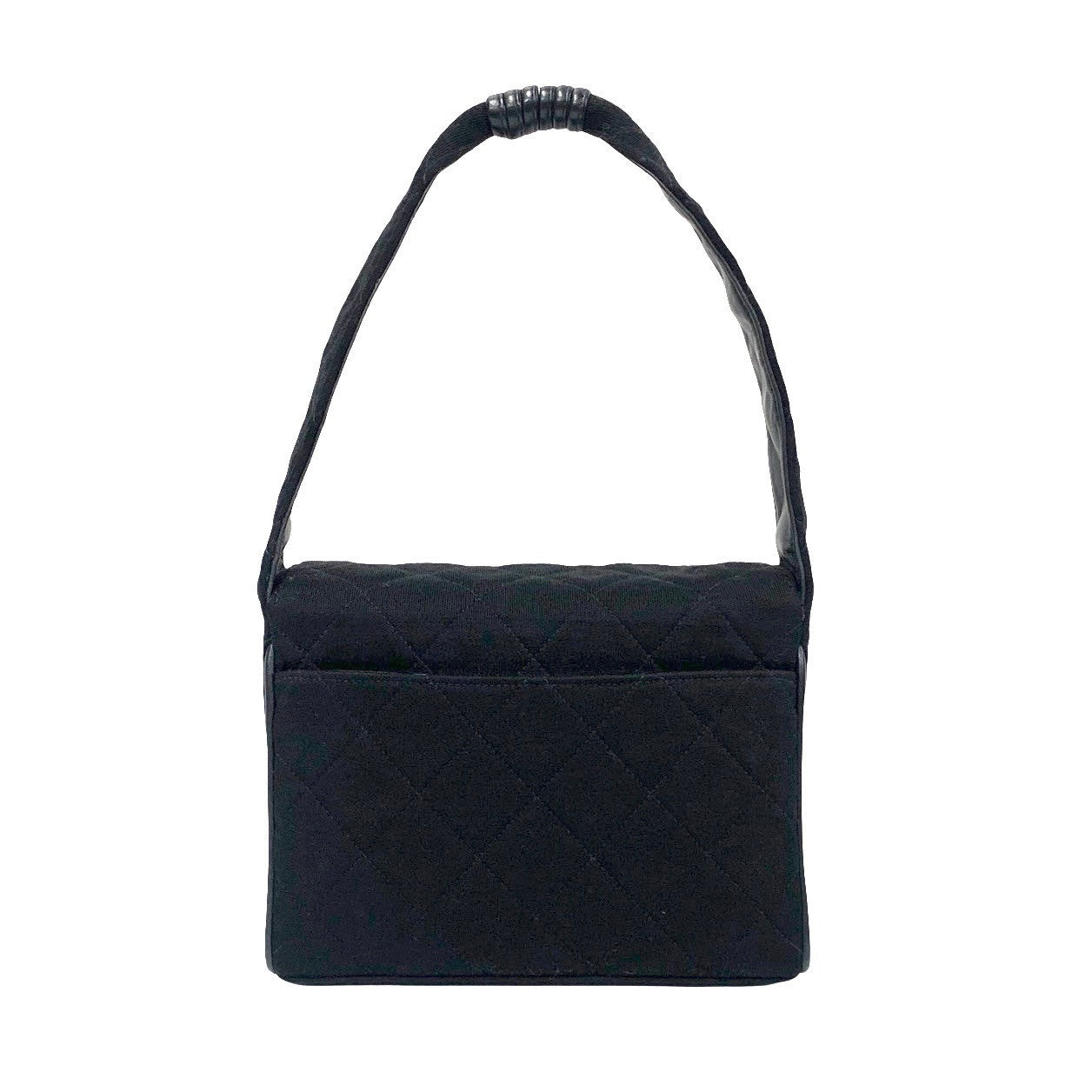 Chanel CC Satin Matelasse Handbag  Canvas Handbag in Excellent condition