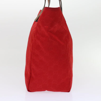 GUCCI GG Canvas Hand Bag Red 282439  49409