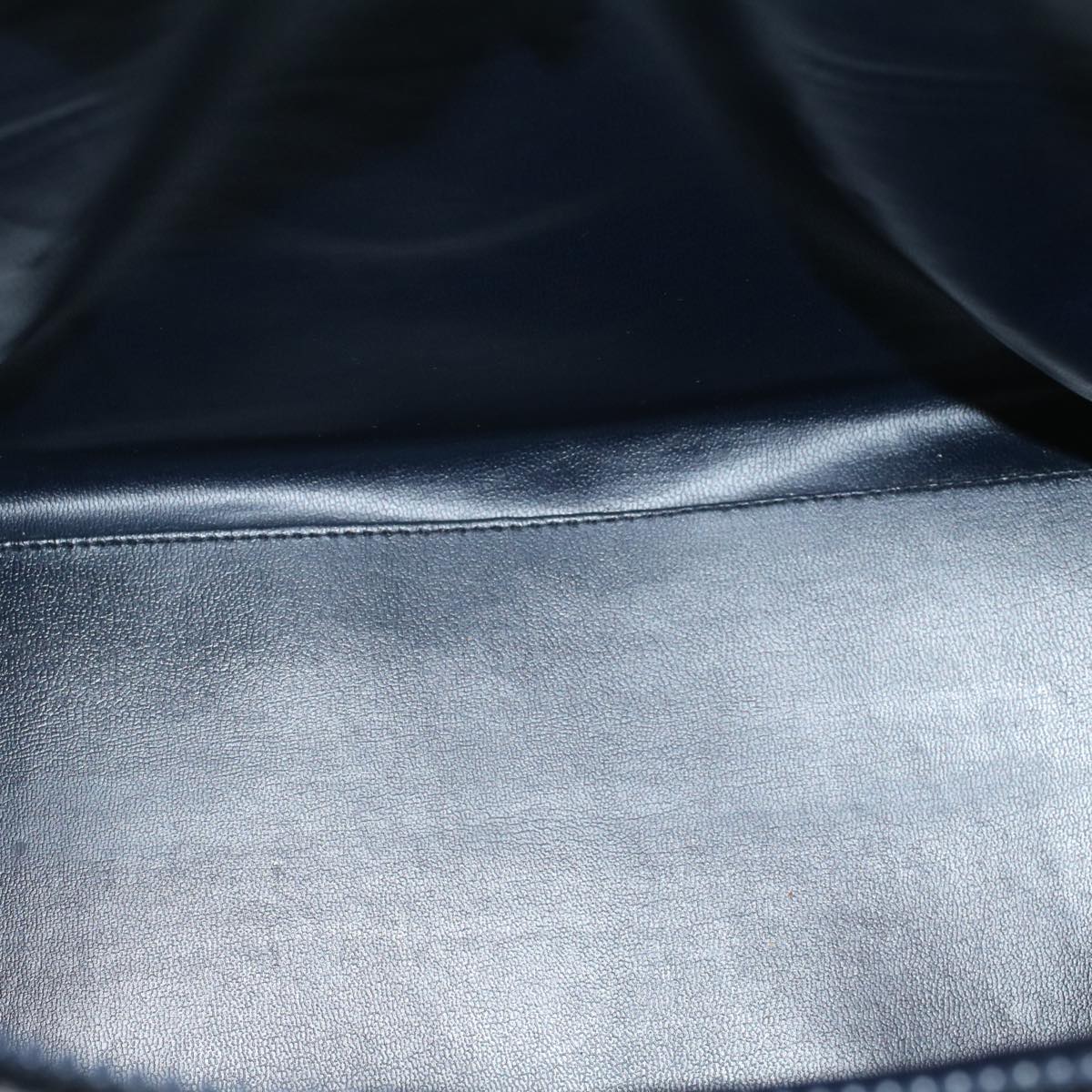 Celine Horse Carriage Macadam Canvas Hand Bag Navy  49448