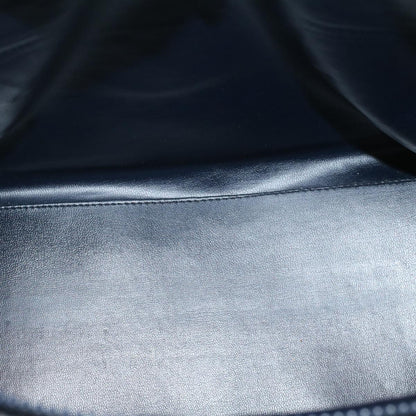 Celine Horse Carriage Macadam Canvas Hand Bag Navy  49448