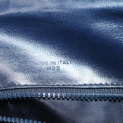 Celine Horse Carriage Macadam Canvas Hand Bag Navy  49448