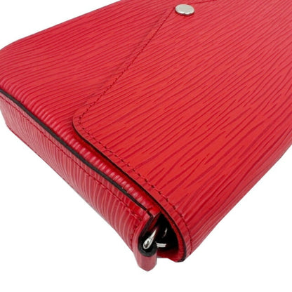 Louis Vuitton Red Leather Felicie wallet accessories