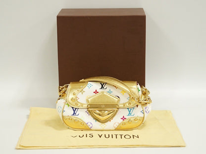 Louis Vuitton White Canvas Marilyn handbag bag