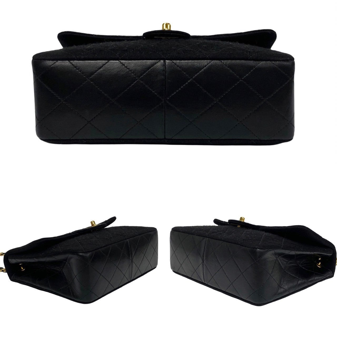 Chanel CC Satin Flap Crossbody Bag  Canvas Crossbody Bag in Good condition