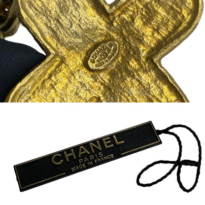CHANEL Necklace Gold Plated gold