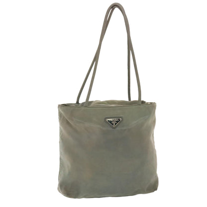 Prada Tote Bag Nylon Khaki  49587