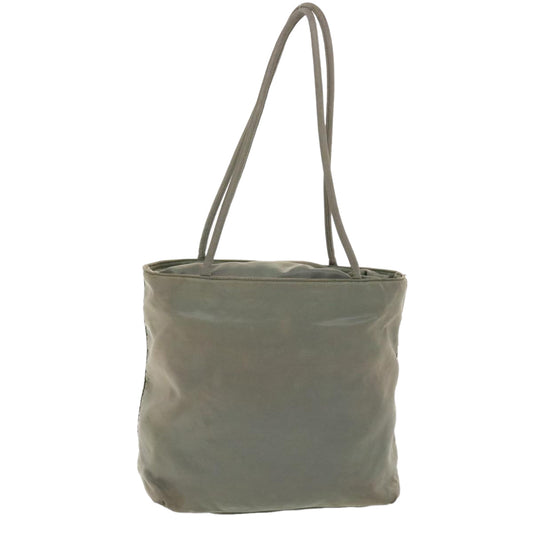 Prada Tote Bag Nylon Khaki  49587