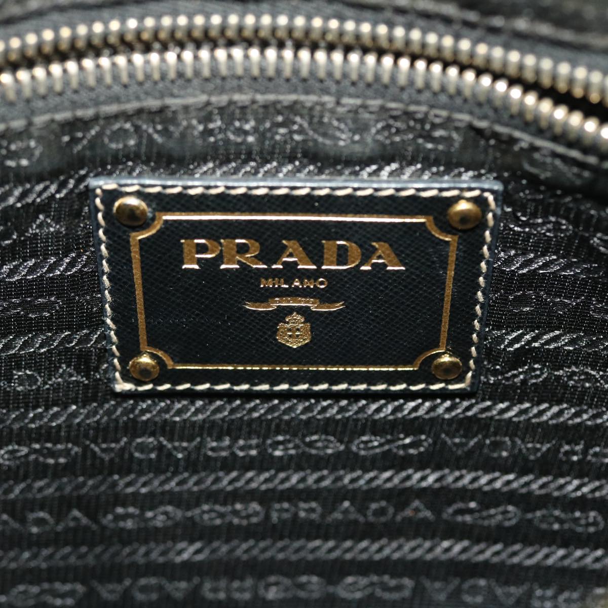 PRADA Shoulder Bag Nylon Green Auth 49588