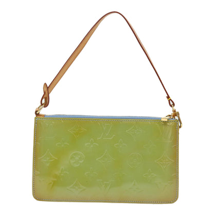 LOUIS VUITTON Monogram Vernis Lexington Pouch Baby Blue M91011 LV Auth 49639