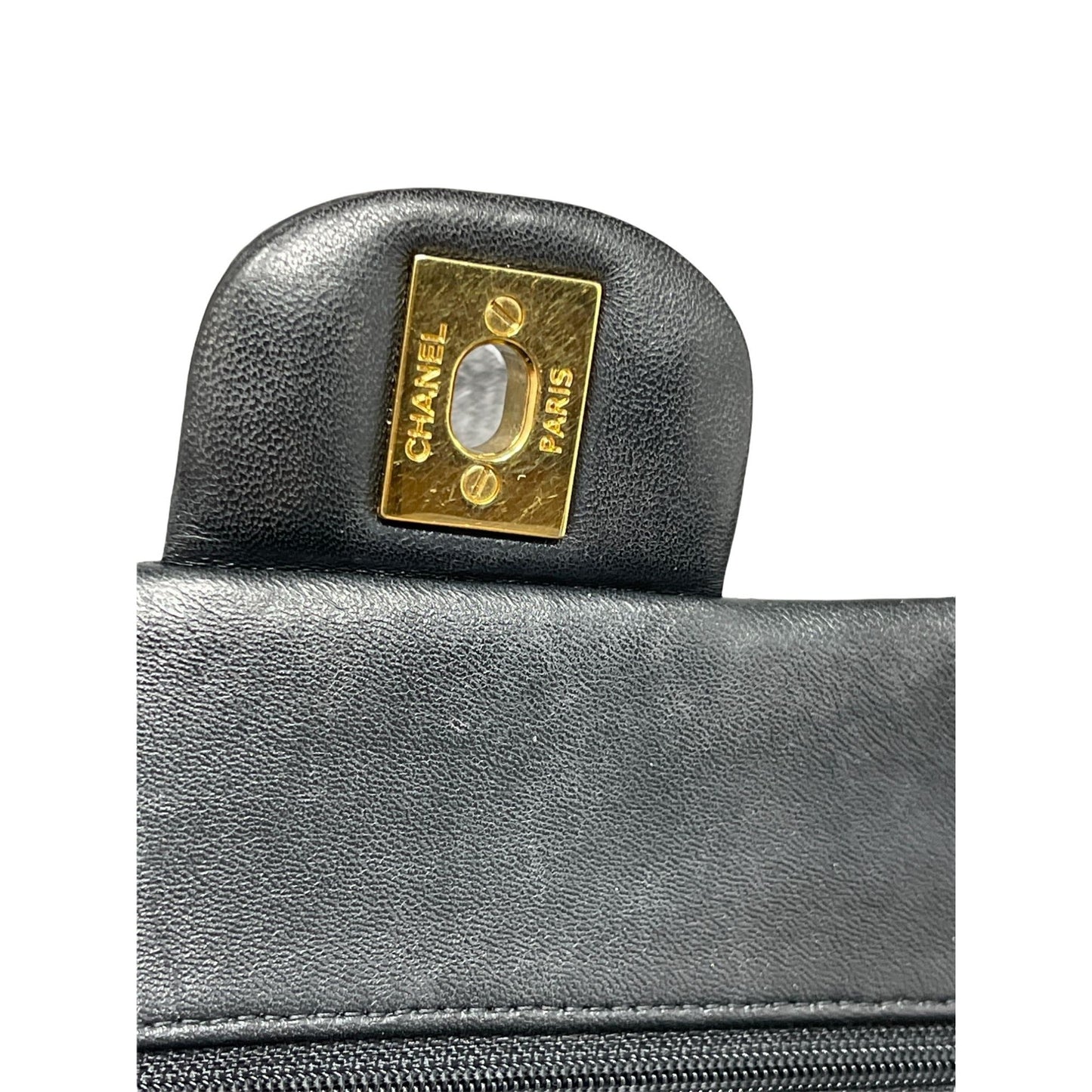 Chanel Chanel Classic Double New Bag Quilted Lambskin Small - Black