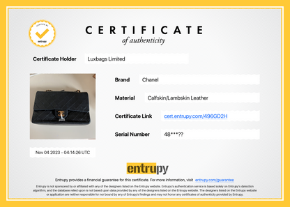 Chanel Classic Flap Vintage Black Lambskin Leather with 24k Gold Hardware