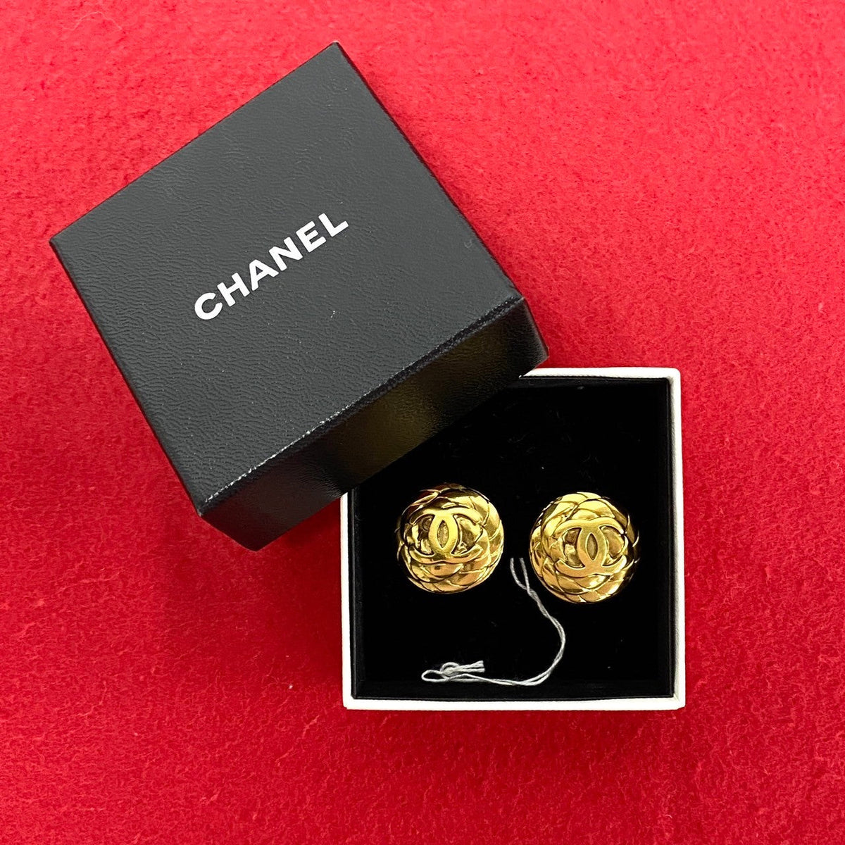CHANEL Earring Gold Plated gold
