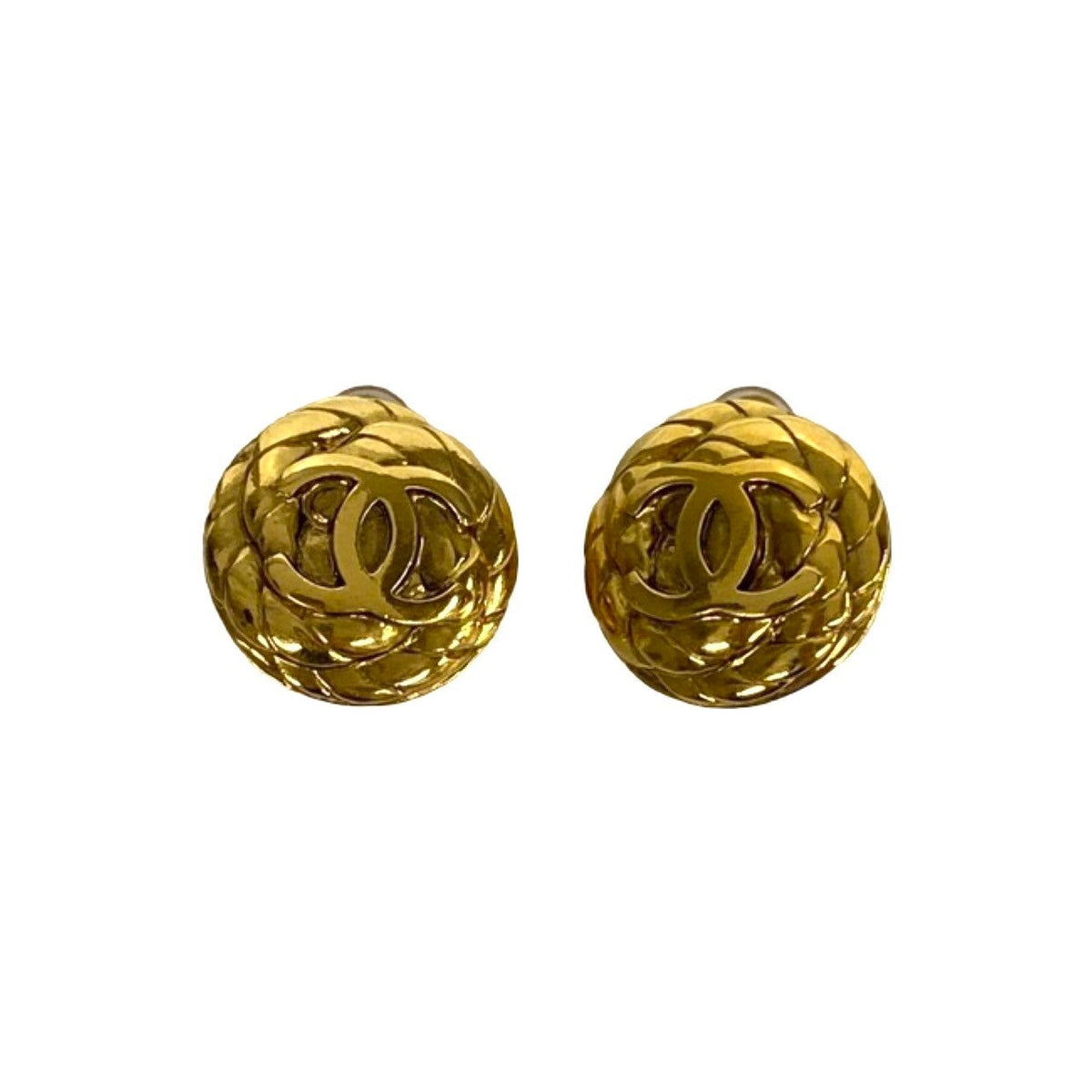 CHANEL Earring Gold Plated gold
