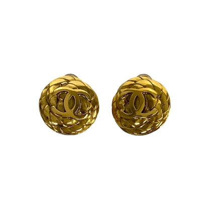 CHANEL Earring Gold Plated gold